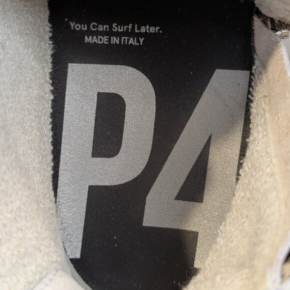 P448 High Top Sneaker RARE Snake-Embossed Floral Print Zip- Size 41/10.5 - Picture 11 of 14